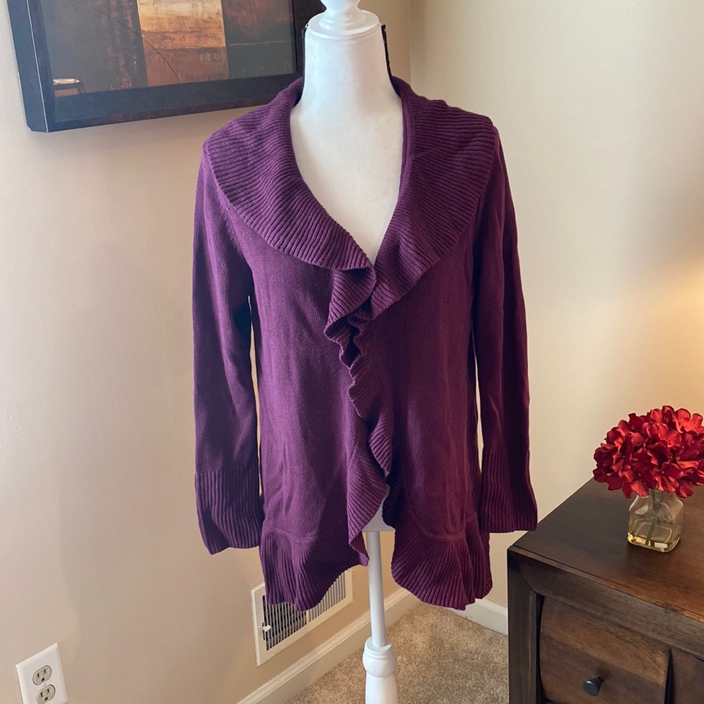 Isaac Mizrahi Live Ruffled sweater
